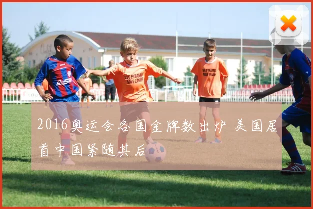 2016奥运会各国金牌数出炉 美国居首中国紧随其后